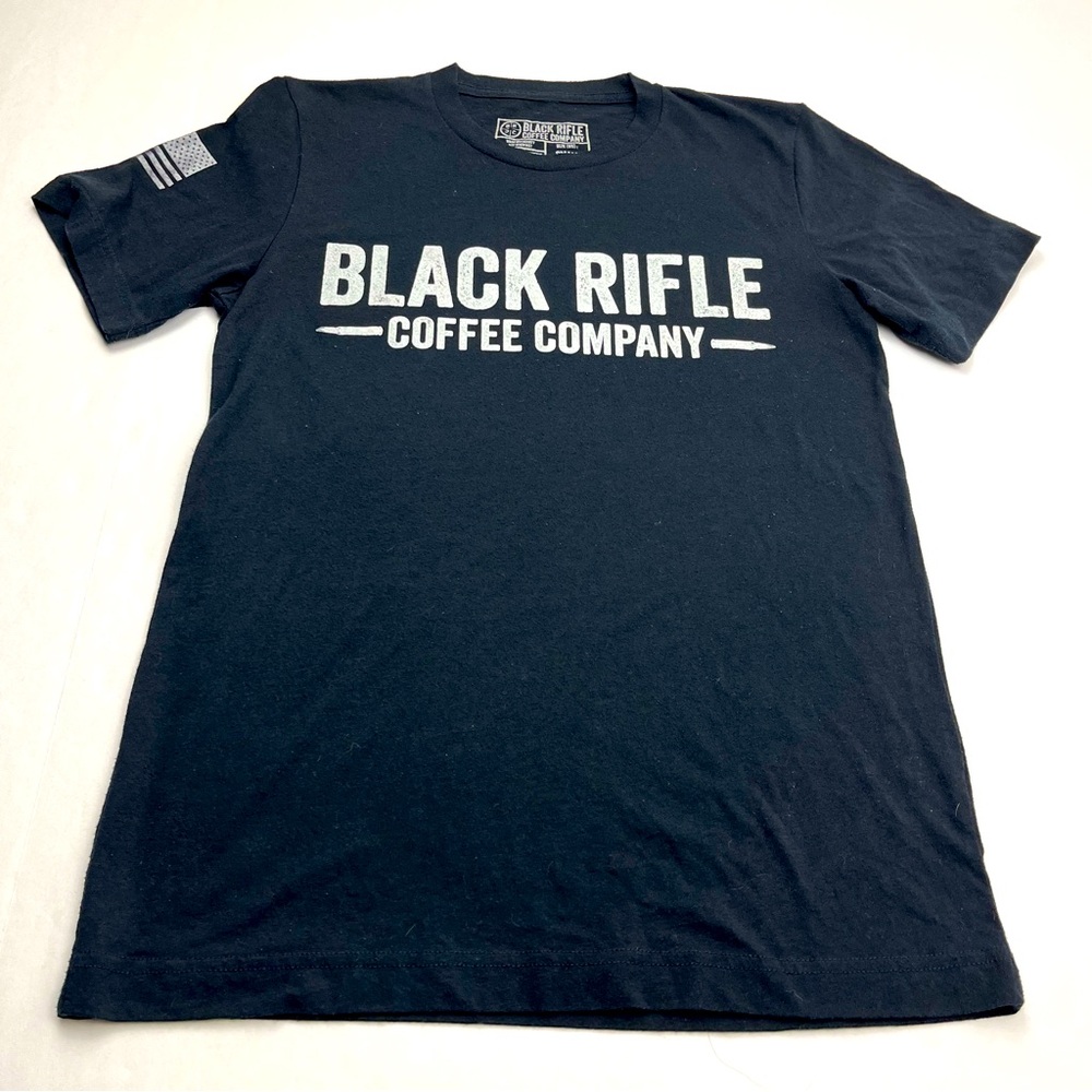 Black Rifle Coffee Company Mens Size Small Short Sleeve Shirt Black *PILLING